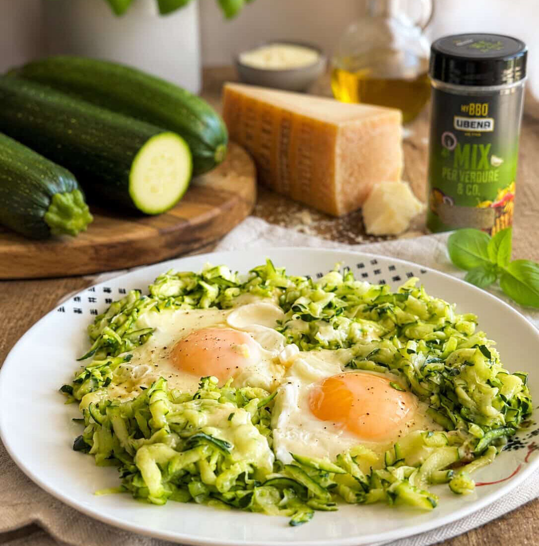 Uova con zucchine