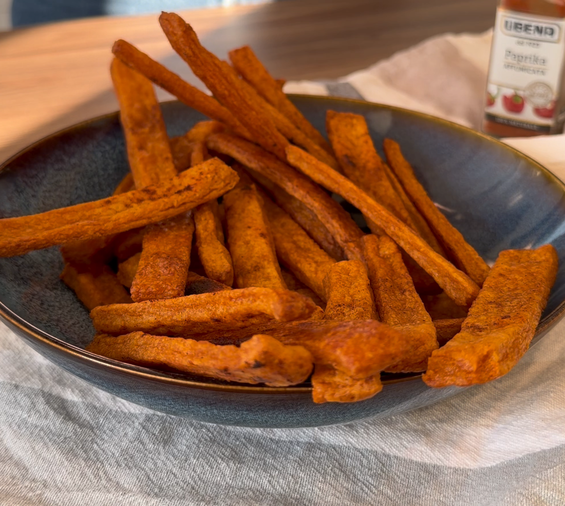 Bastoncini di patate croccanti alla paprika affumicata