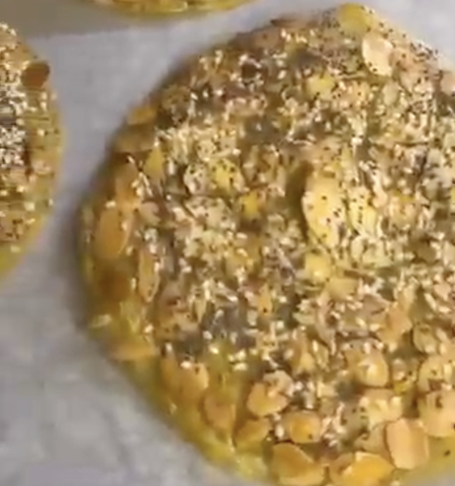 Fogli di riso alle mandorle